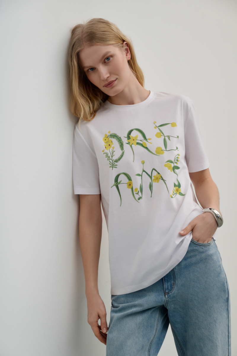 Футболка с принтом