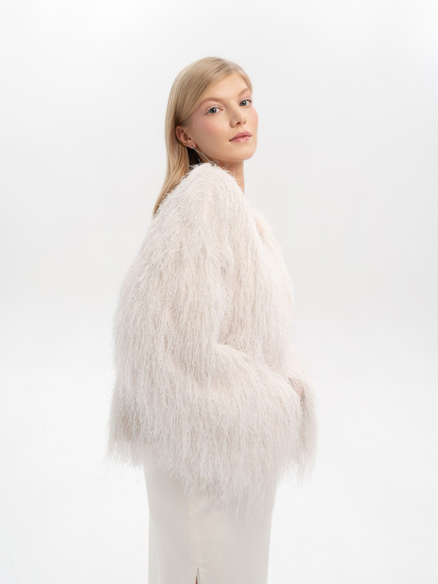 Свитшот Shine bright TRES, цвет: молочный, НФ-00002621 купить онлайн