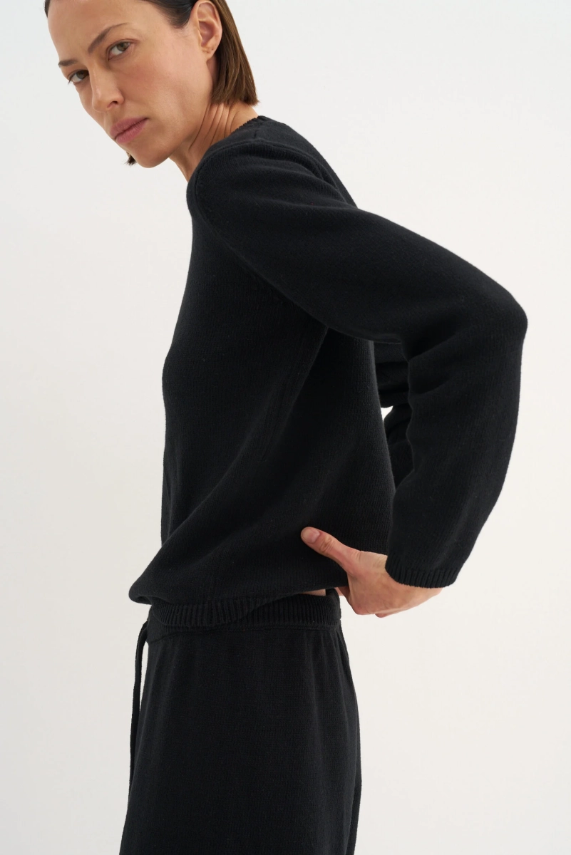 Лонгслив «Ото» Mankova, цвет: Черный, SS26-002 купить онлайн