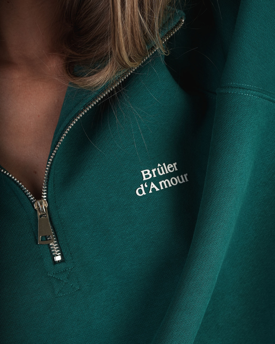 Анорак Half-zip «Liberté d’expression» Brûler d'Amour, цвет: GREEN,  купить онлайн