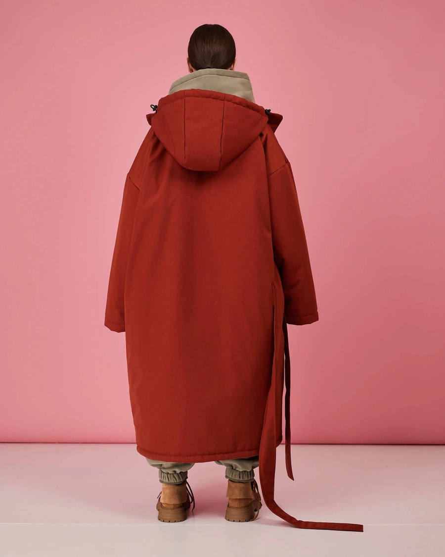 Плащ махагон зима TABOO, цвет: махагон, Plmah купить онлайн