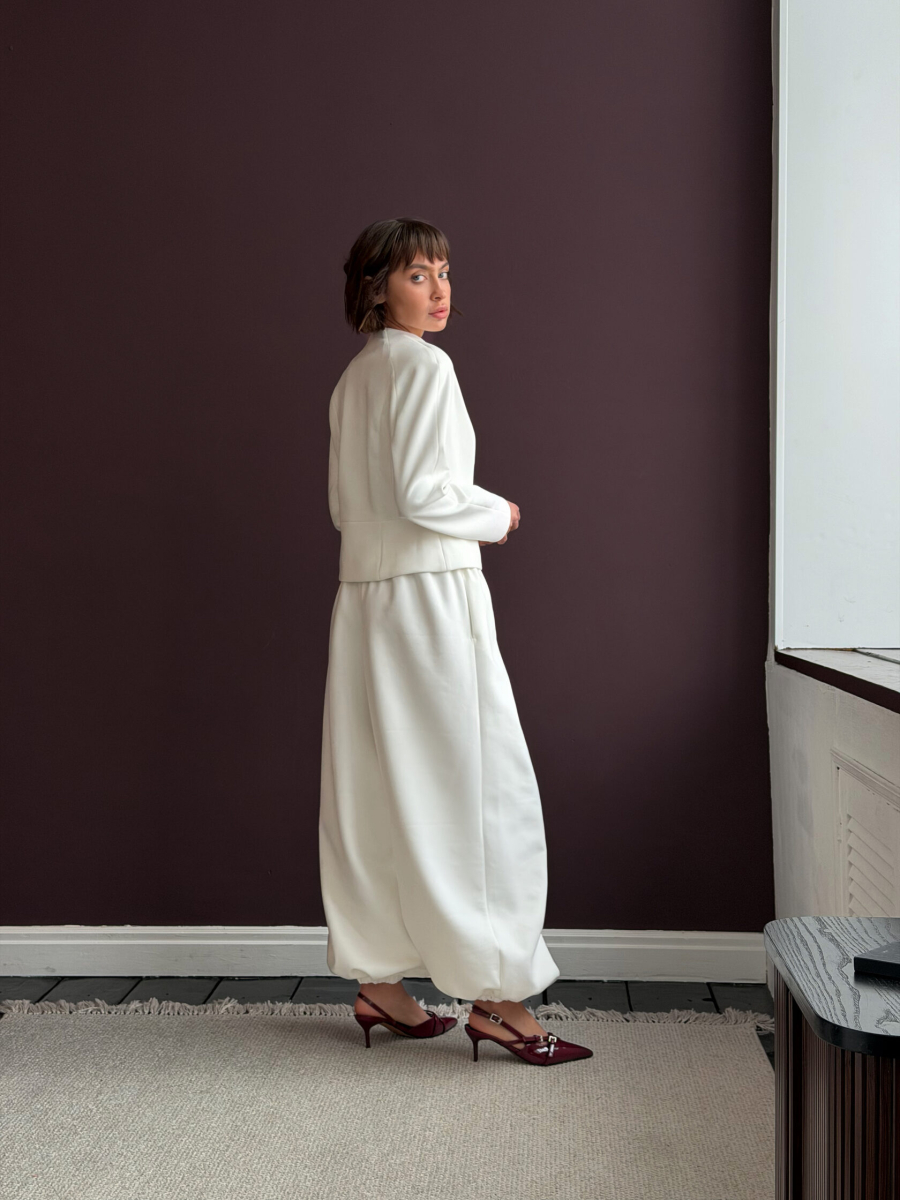 Жакет из замши GARCHIT, цвет: молочный, GARZamJakMol купить онлайн