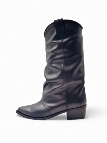 Сапоги демисезонные из натуральной кожи