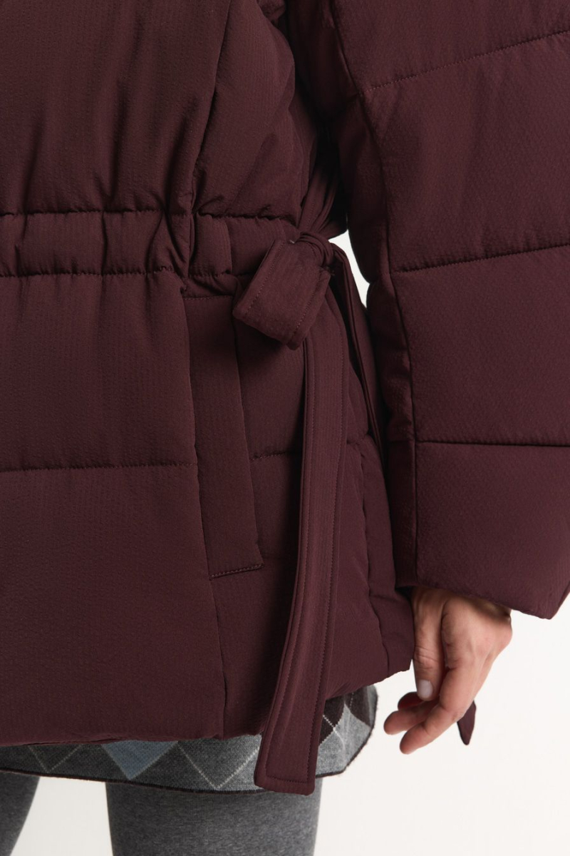 Пуховик с капюшоном TOPTOP, цвет: Бордовый, TT.042.17963.330 купить онлайн