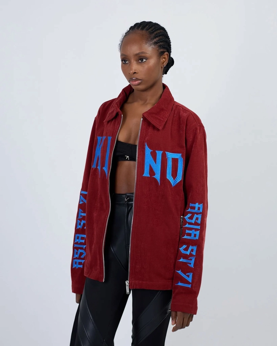 Рубашка KINO VELOUR RED ASIA ST 71, цвет: красный, Ast71.kino-shirt-velour купить онлайн