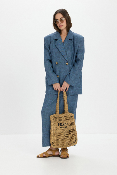 Жакет лен ABDA, цвет: мажорель, 112606703522 купить онлайн