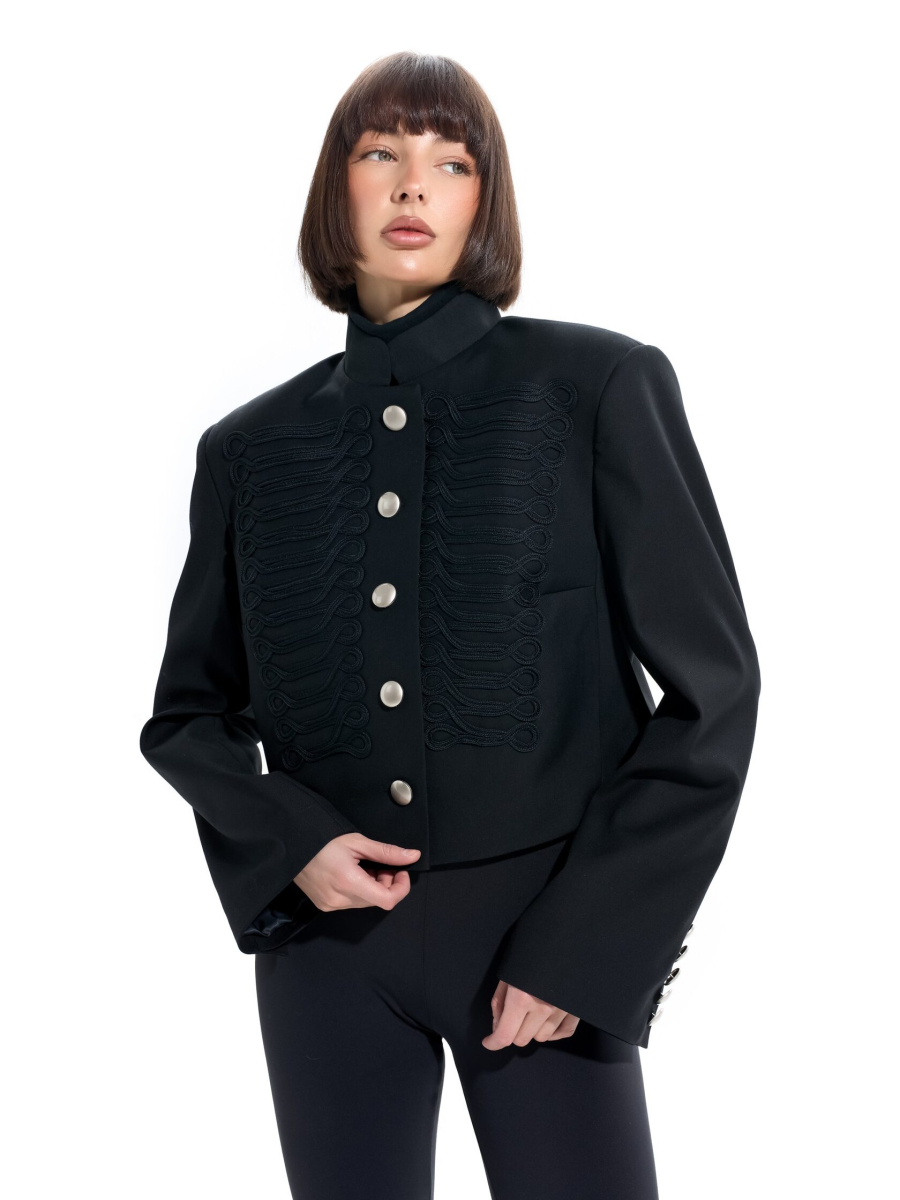 Гусарский жакет ANOTHER SELECT, цвет: Черный, 00194 купить онлайн