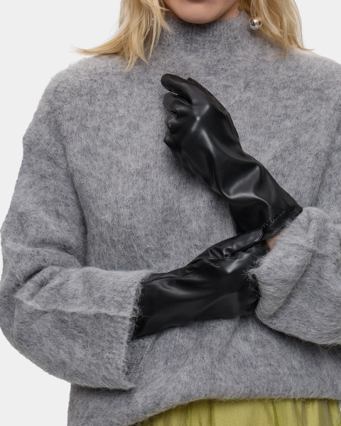 Перчатки с люверсом Arny Praht, цвет: Черный  купить онлайн