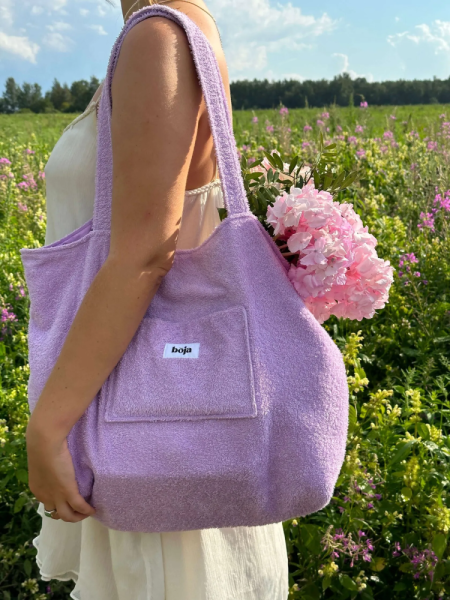 Сумка шоппер махровая Provence romance