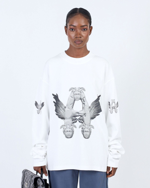 Лонгслив FLYING A WHITE