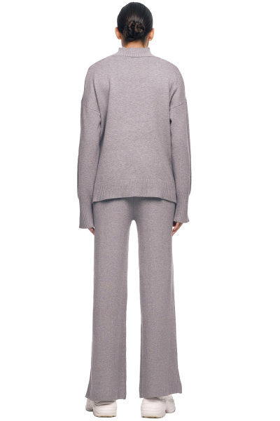 Костюм трикотажный с разрезами SODAMODA, цвет: серый, 15703 купить онлайн