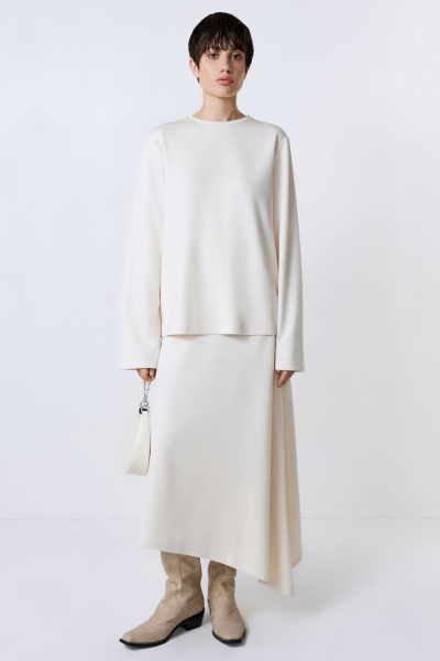 Лонгслив из неопрена TOPTOP, цвет: молочный, TT.025.16234.120 купить онлайн