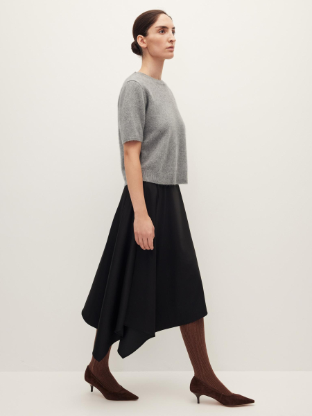 Юбка асимметричная Chaika, цвет: Черный, AW25SK02-09 купить онлайн