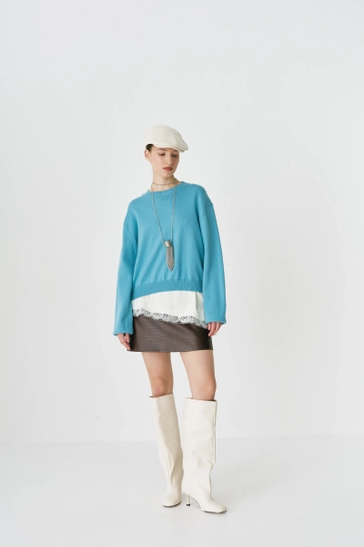 Свитер из хлопка Ricoco, цвет: мультиколор, 6088/3 купить онлайн