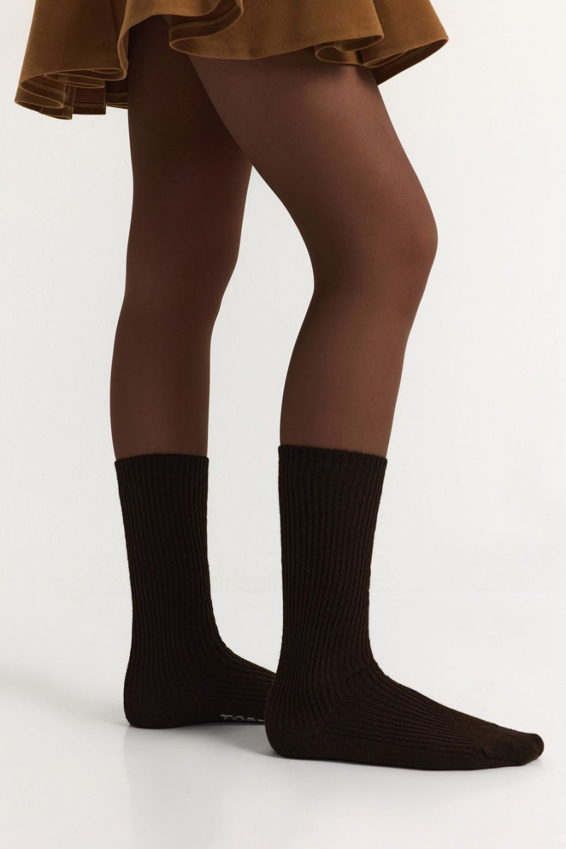 Носки из смесовой шерсти TOPTOP, цвет: коричневый TT.082.18131.700 купить онлайн