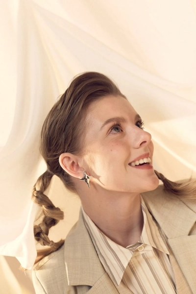 Серебряная моносерьга «Счастья ключ» SBLESKOM, цвет: серебро,  купить онлайн