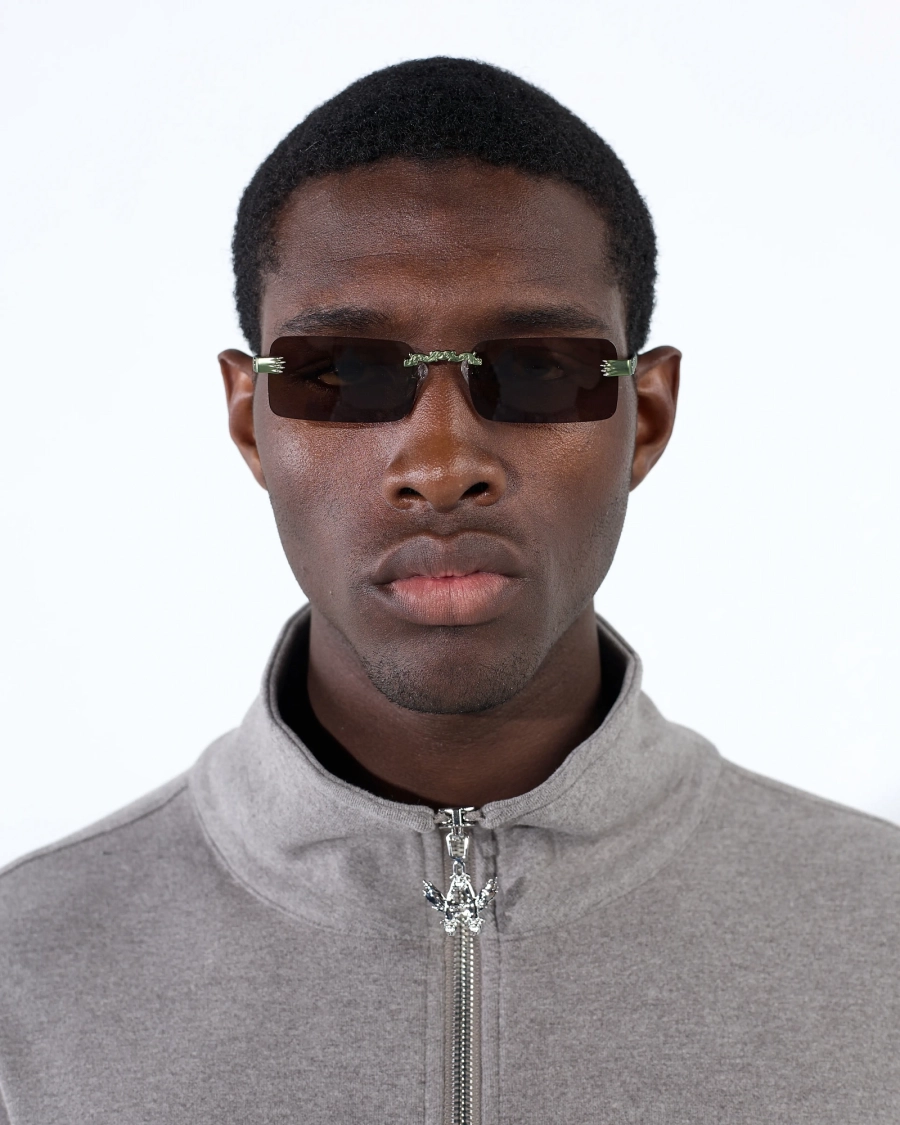 Очки солнцезащитные ASIA ST 71, цвет: зеленый/кофе Ast71.glasses-shizi-green/coffee | новая мужская коллекция купить онлайн