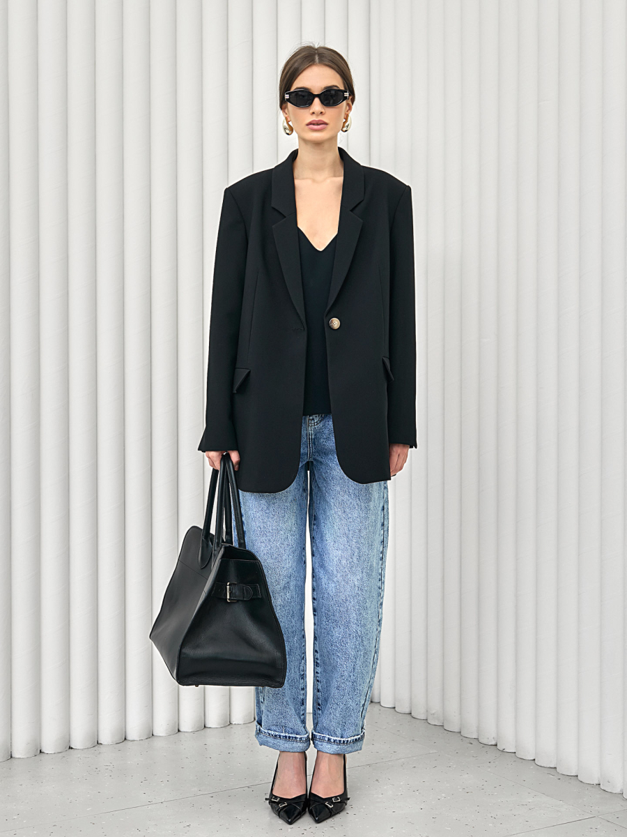 Джинсы-баллон I.B.W., цвет: голубой, TR036 купить онлайн