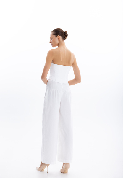 Корсет из вельвета Ammonit, цвет: белый, AM.CR02.7003.910 купить онлайн