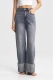 Джинсы-трубы с подворотом Washed Grey Erist store, цвет: серый, НФ-00001975 купить онлайн