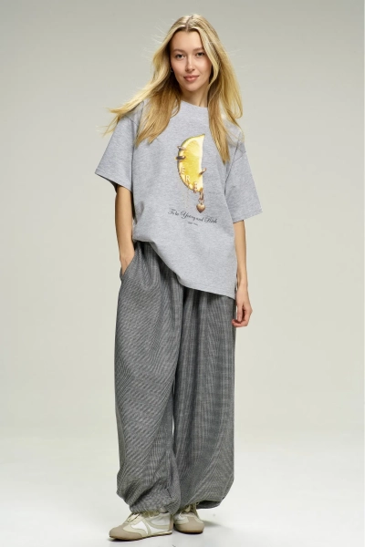 Футболка Lime ER Grey Melange Erist store, цвет: серый, НФ-00002919 купить онлайн