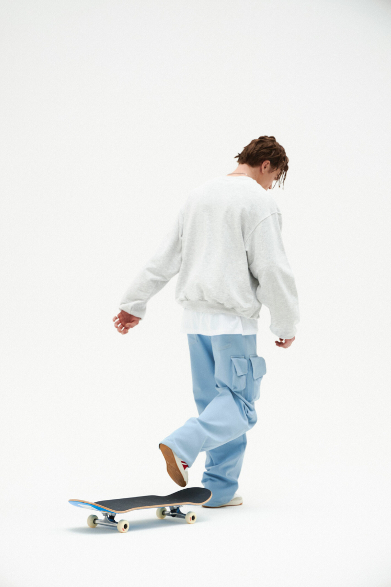 Свитшот NO DICK SUCKING IN THE LIBRARY SORRY, I’M NOT, цвет: серый меланж,  купить онлайн