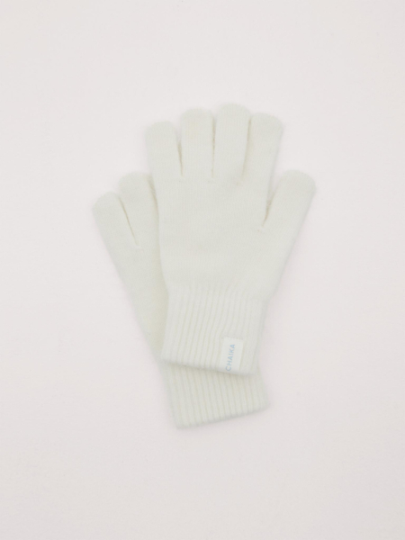 Перчатки с пухом енота