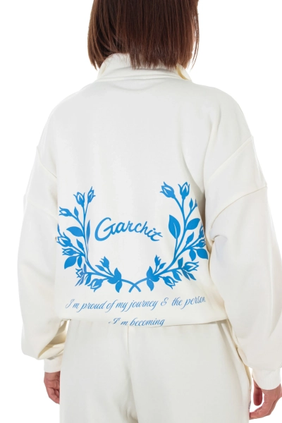 Свитшот на замке GARCHIT, цвет: белый, GARFutSvitWh купить онлайн