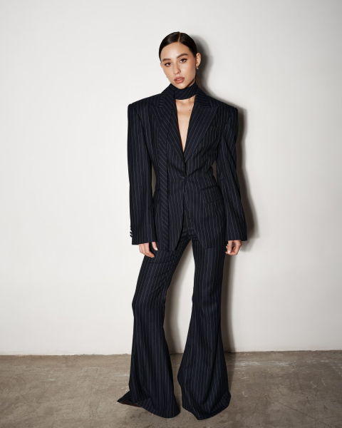 Пиджак OFFICE DARK BLUE YONS, цвет: синий, YO-724 купить онлайн