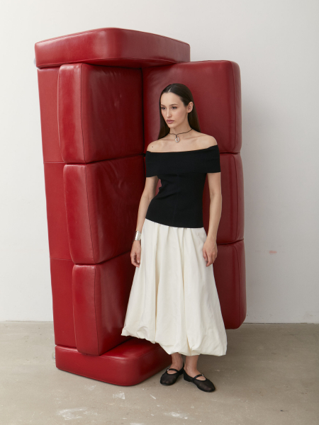 Топ с открытыми плечами Kelly Marou, цвет: Черный, Mar1_0524_04 купить онлайн