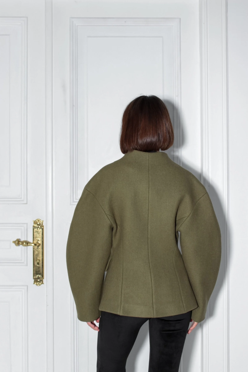 Пальто-пиджак приталенное GARCHIT, цвет: хаки, GARPaltPrKh купить онлайн