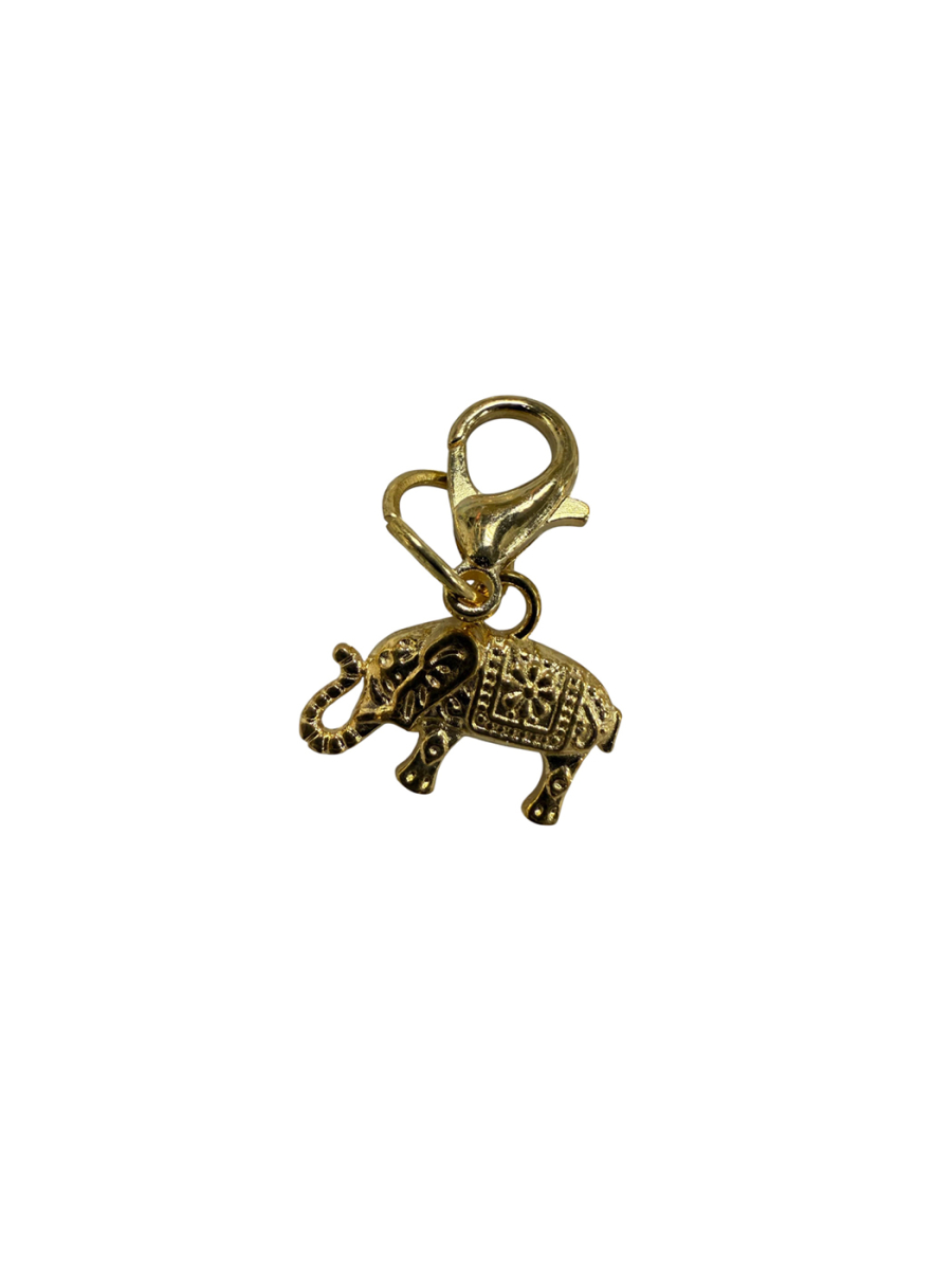 Подвеска на кроссовки Brilliant Golden Elephant