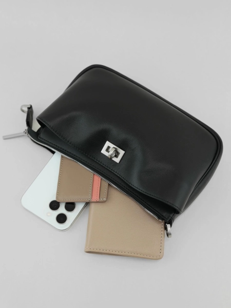 Сумка SANDRA BAGUETTE brand salad, цвет: silver black J-704-PHR 7888 купить онлайн