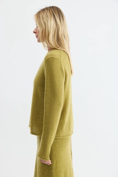 Джемпер с мохером Daisyknit, цвет: лайм,  купить онлайн
