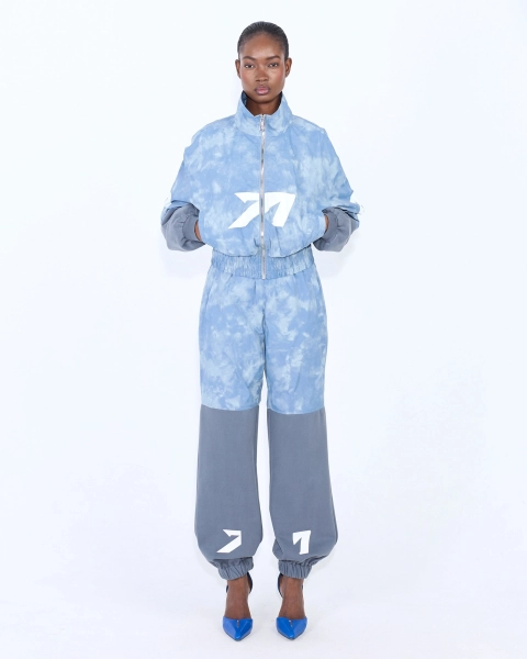 Олимпийка с логотипом-стрелкой ASIA ST 71, цвет: голубой, Ast71.olympic-mix-nylon-blue-w купить онлайн