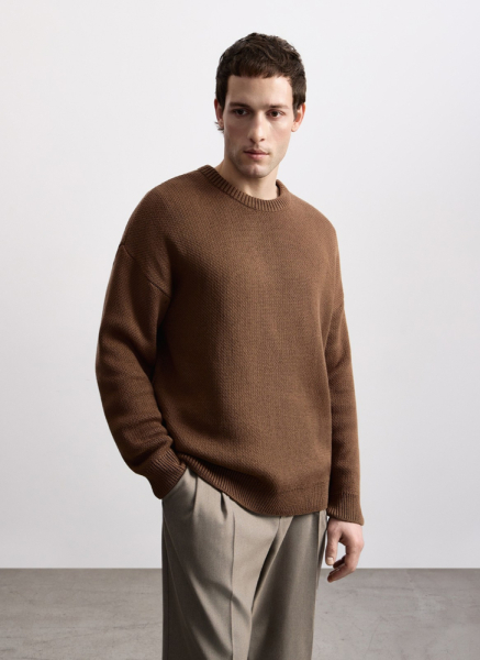 Свитер жаккардовый