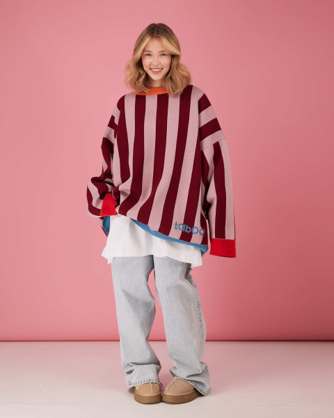 Свитер Тепло районов TABOO, цвет: розовый, SVdistrict#1 купить онлайн