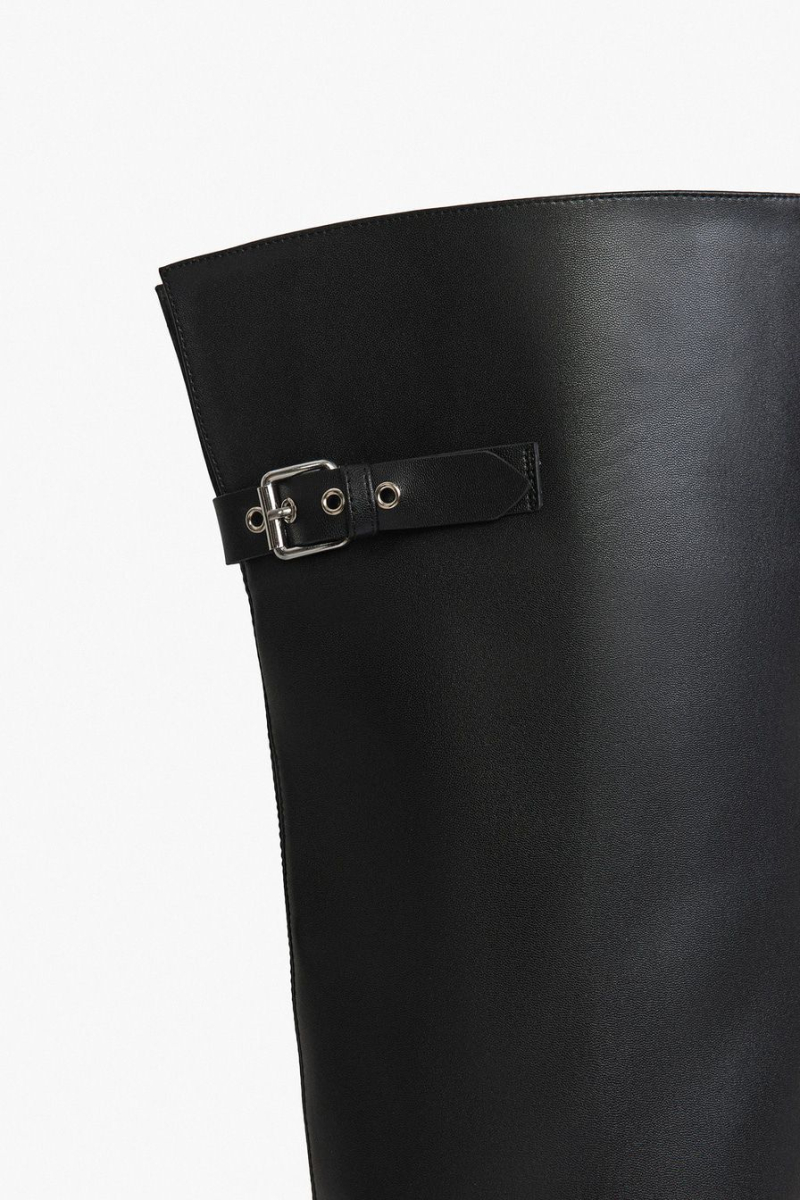 Ботфорты с отстегивающимся голенищем Lera Nena, цвет: Черный LNU.407.18097.900 купить онлайн