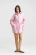 Костюм лён с шортами Pink