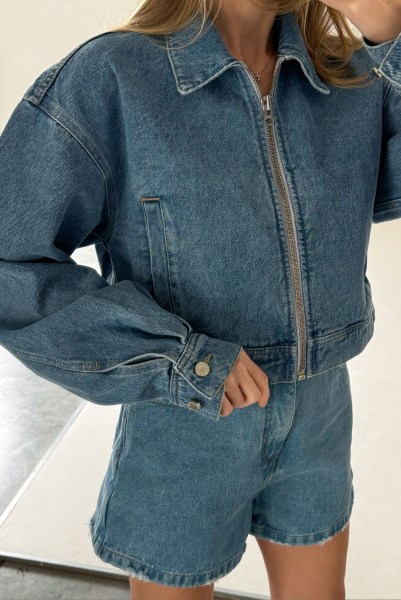 Джинсовая куртка LIGHT BLUE Label .B, цвет: LIGHT BLUE, Dn.33.4.0437LBL купить онлайн