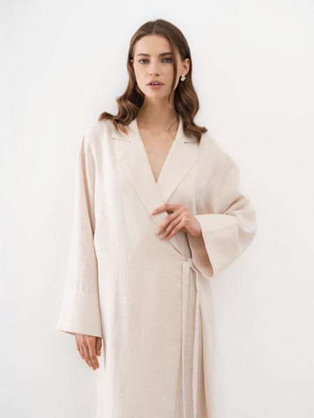 Платье Bloom Lotus PURE LINEN, цвет: бежевый  |новая коллекция купить онлайн