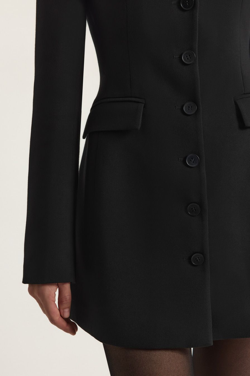 Платье-жакет из смесовой вискозы TOPTOP, цвет: Черный, TT.010.18009.900 купить онлайн