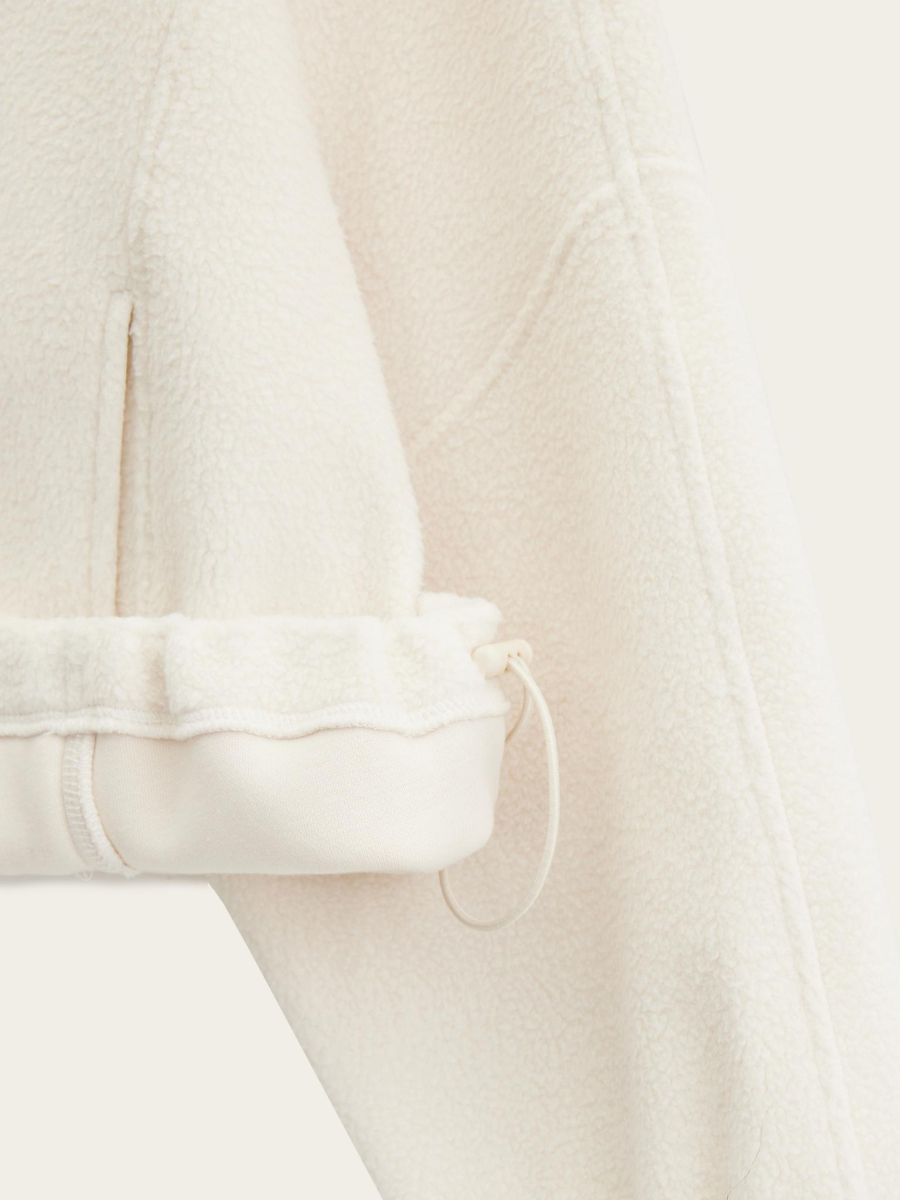 Толстовка из флиса с вышивкой Chaika, цвет: молочный, SS26HO05-01 купить онлайн