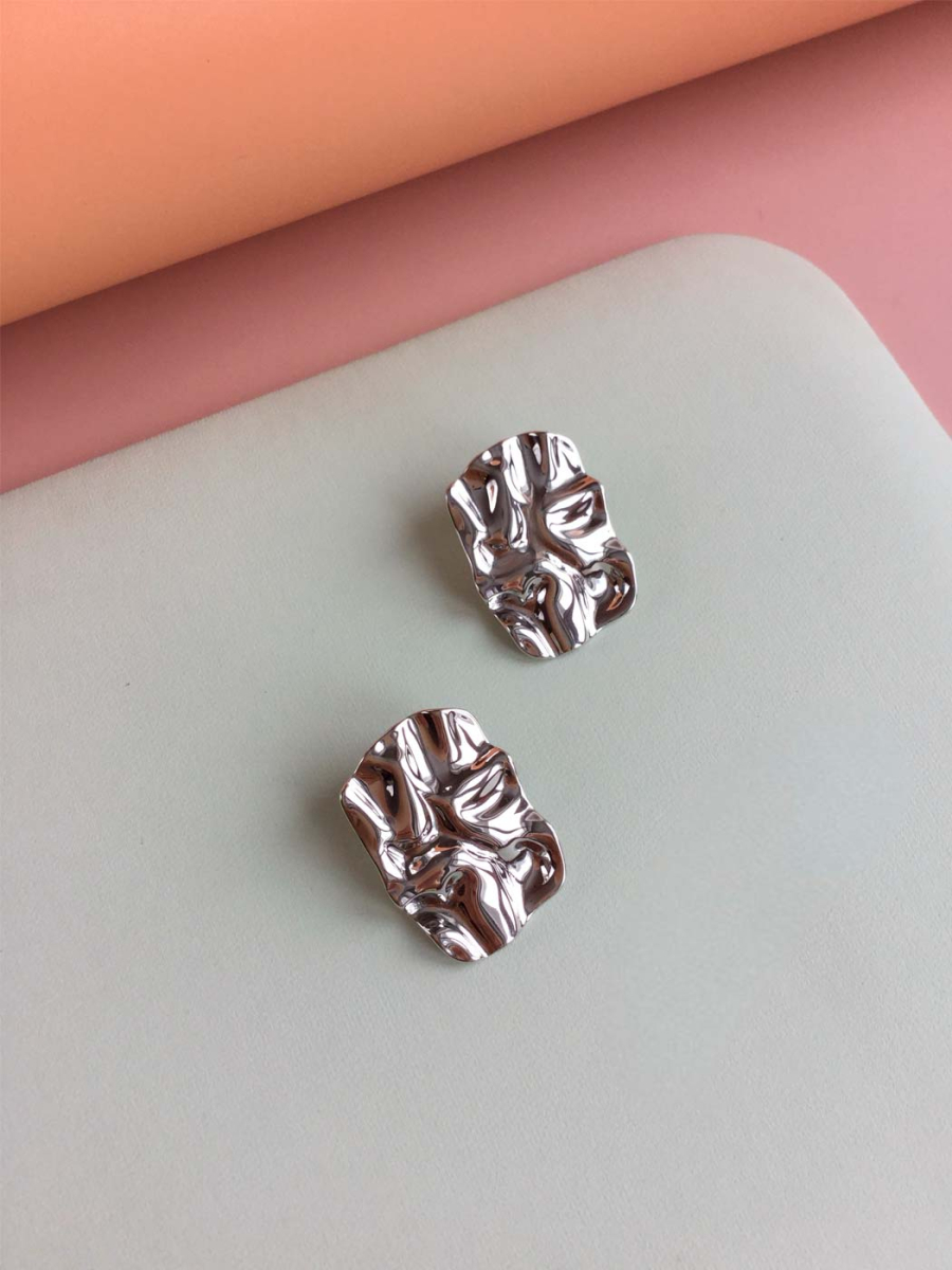 Серьги "Ambition" Tata Shop, цвет: серебро, М406 со скидкой купить онлайн
