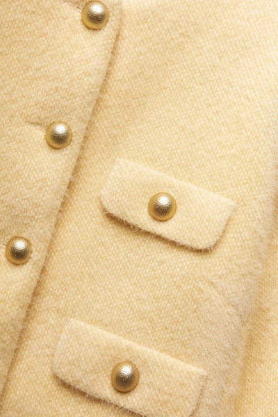 Жакет из фактурного трикотажа REFERT, цвет: Сливочный, 04-4207/1-2511 купить онлайн