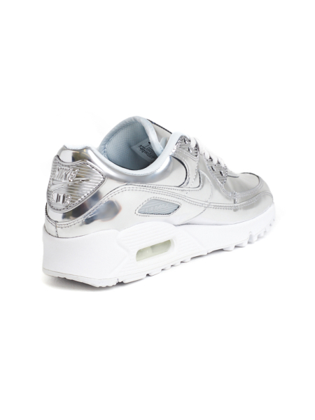 Кроссовки женские Nike Air Max 90 SP "Metallic Pack - Chrome" NKDADDYS SNEAKERS, цвет: серебристый CQ6639-001 купить онлайн