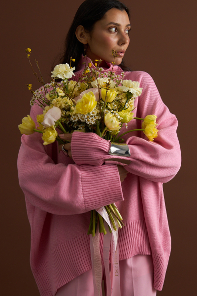 Свитер AMORE MIA AIM, цвет: розовый, MIA542 купить онлайн