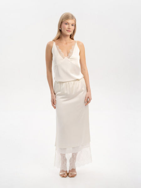 Топ с кружевом