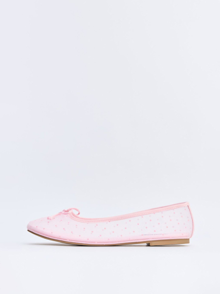 Балетки из сетки