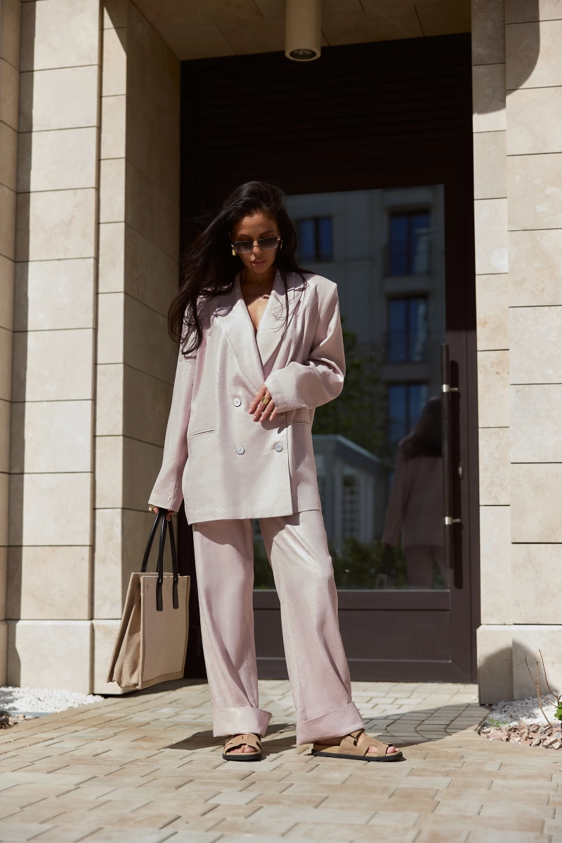 Жакет изо льна Pearl Y.SO, цвет: rose  |новая коллекция купить онлайн